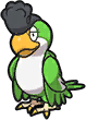 Green Plumage Squawkabilly